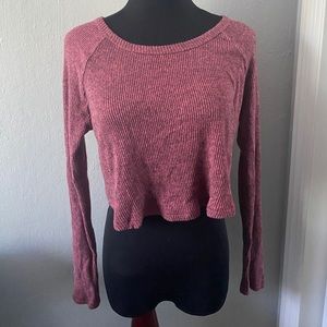 Me to We red long sleeve shirt